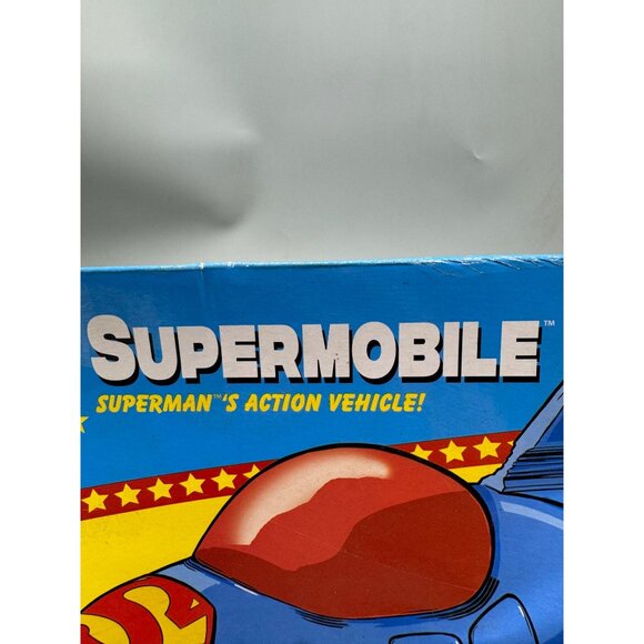 DC Super Powers Supermobile Supermans Action Vehicle 12+ blue red READ - Picture 4 of 15